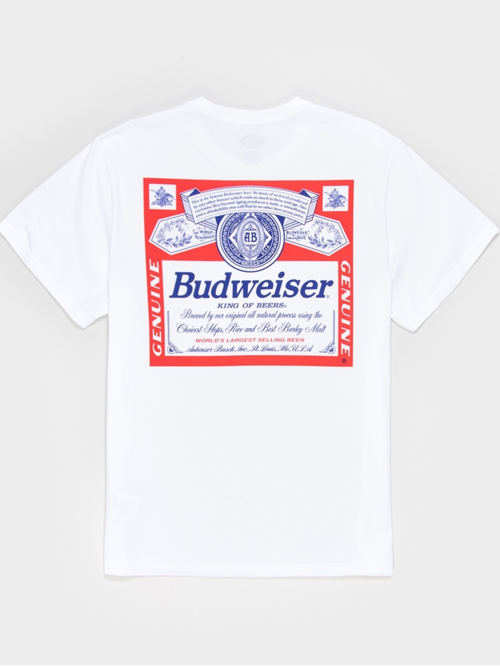 Budweiser Shirt XL White
